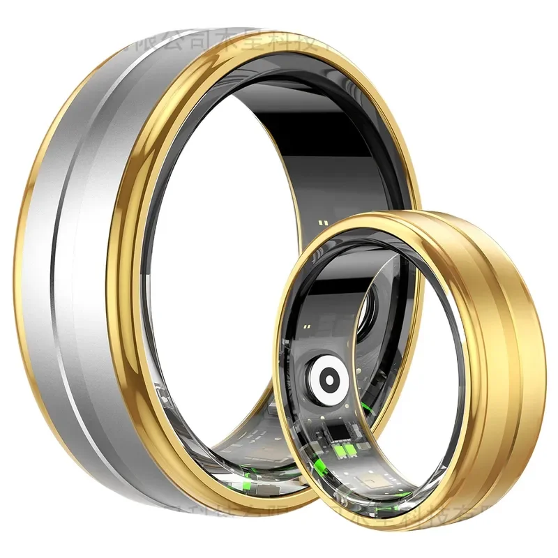 Smart Ring for Men Women Waterproof Health Tracker Blood Pressure Oxygen Sleep Heart Rate Monitor Fitness Step Counter