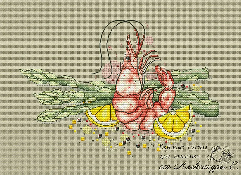 tt  Gold Collection Counted Cross Stitch Kit Cross stitch RS cotton with cross stitch Royal prawn