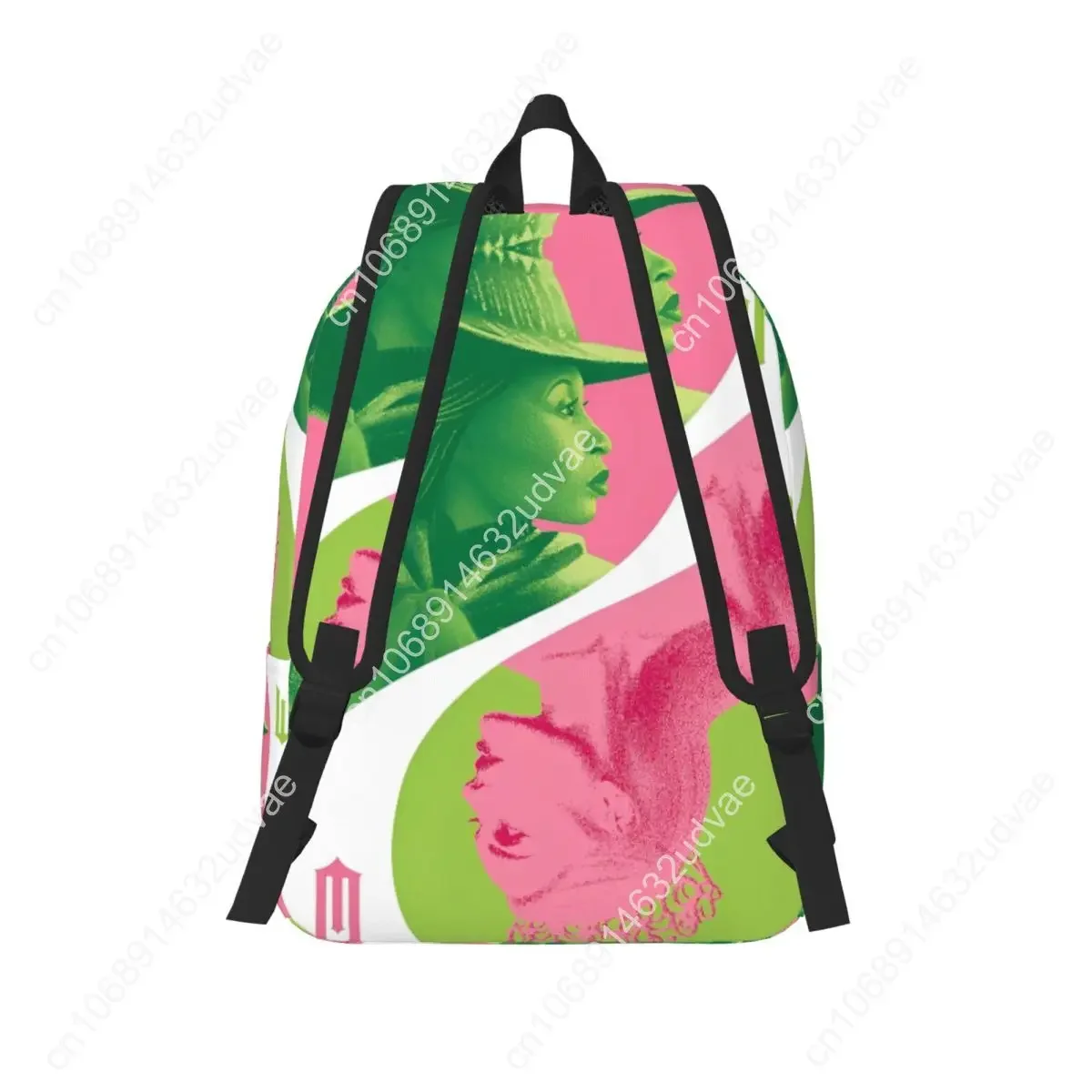 Wicked Elphaba & Glinda Tonal Backpack Men Women School Hiking Travel Daypack Magic Movie Laptop Computer Canvas Bags Durable