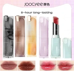JOOCYEE Crystal Ice Lipstick Solid Moisturizing Lipgloss Long-lasting Non-stick Cup Jelly Lip Glaze Natural Nude Color