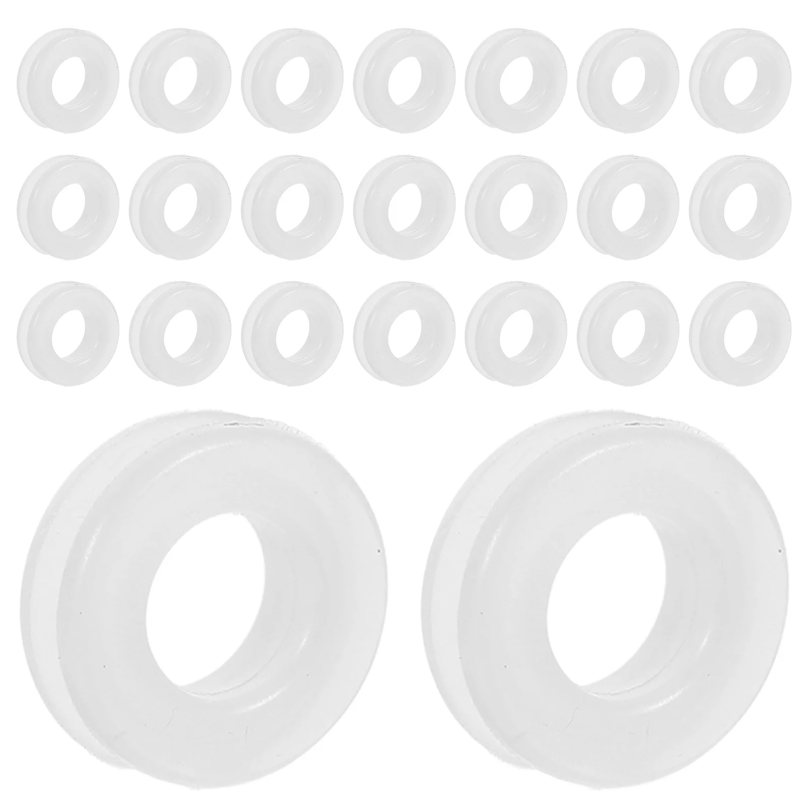 

100Pcs Earring Pads Comfortable Soft Circle Design Small Earring Backings Suitable for Sensitive Ears Durable Replacement