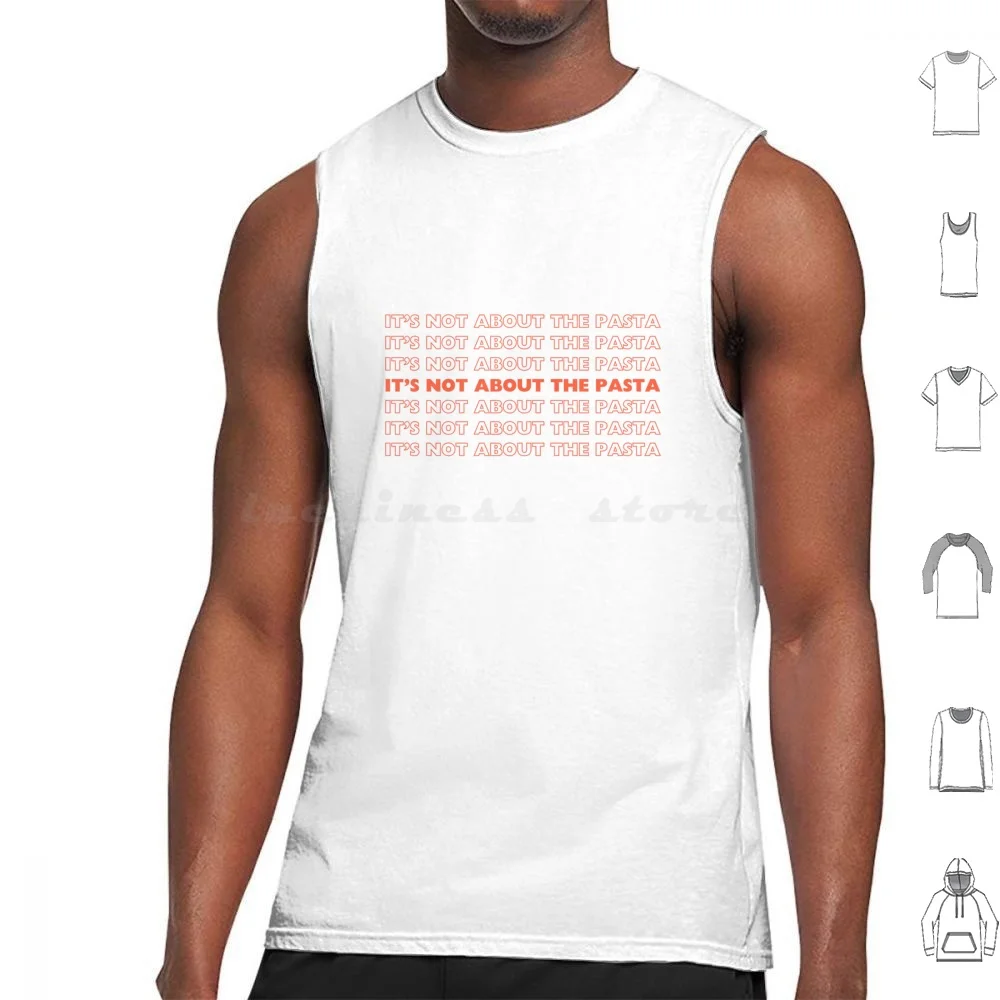 Não é sobre a macarrão Vpr Regatas estampadas de algodão Vanderpump Regras Vanderpump Não está sobre a macarrão Vpr Vpr