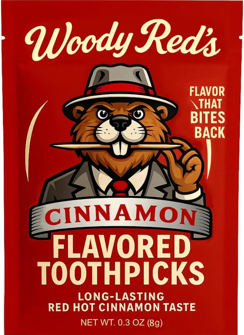 

Toothpicks Woody Red's Flavored Hot Picks - 50 Count (1)