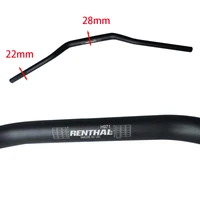 Manillar de motocicleta de 22MM y 28MM, barra de mango grande de 1-1/8 "", accesorios universales para carreras, Dirt Pit Bike, Motocross, ATV, aleación de aluminio