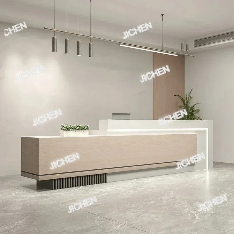 

XHY Центр клиента Стойка для продуктового магазина Ресторан Стойка регистрации Салон красоты Современная мебель Escritorio Приемная выставка