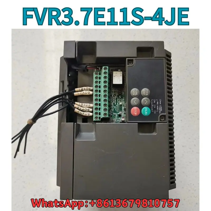 

Used Frequency converter FVR3.7E11S-4JE 3.7kW test OK Fast Shipping