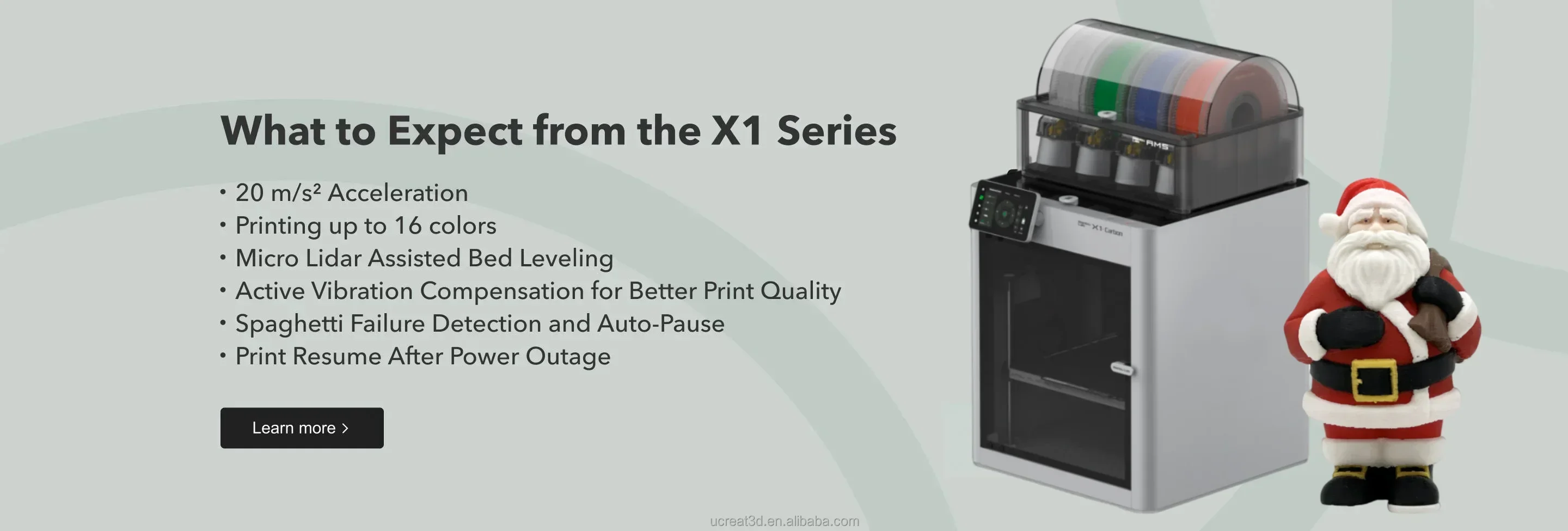 Factory Wholesale Original New X1-Carbon Combo Metal Industrial Large Fast Desktop Multicolor Enclosed Core XY FDM 3D Printer