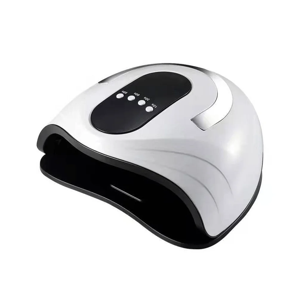 เครื่องอบเล็บ 1 ชิ้น 120 วัตต์ หลอดไฟ LED สำหรับมืออาชีพ อบเจลขัดเงา เครื่องมือทำเล็บ แห้งเร็ว ตั้งเวลาได้ 10 วินาที 30 วินาที 60 วินาที 99 วินาที ปลั๊กแบบอังกฤษ