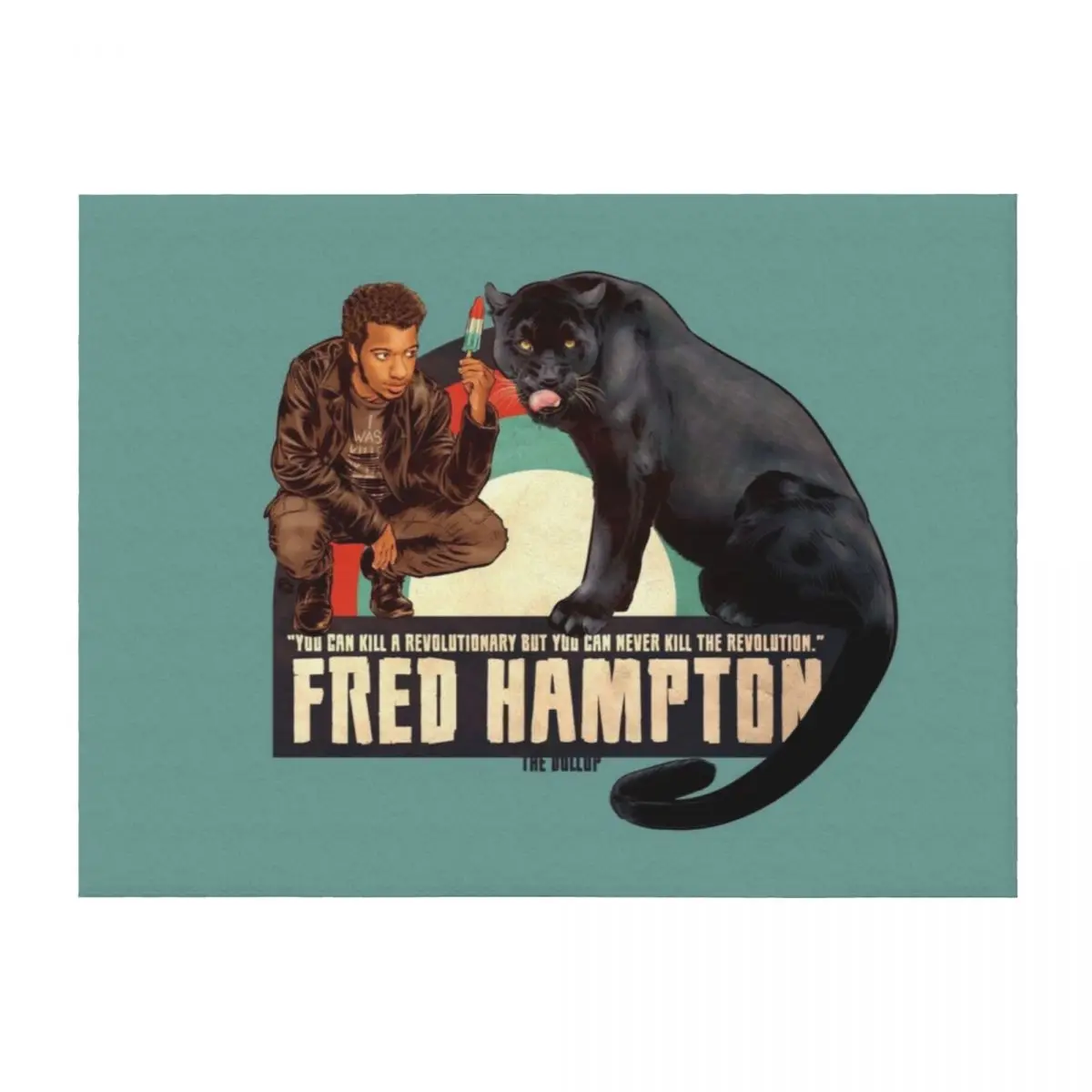 

Dollop - Fred Hampton Throw Blanket For Decorative Sofa decorative Cute Plaid Warm Blankets