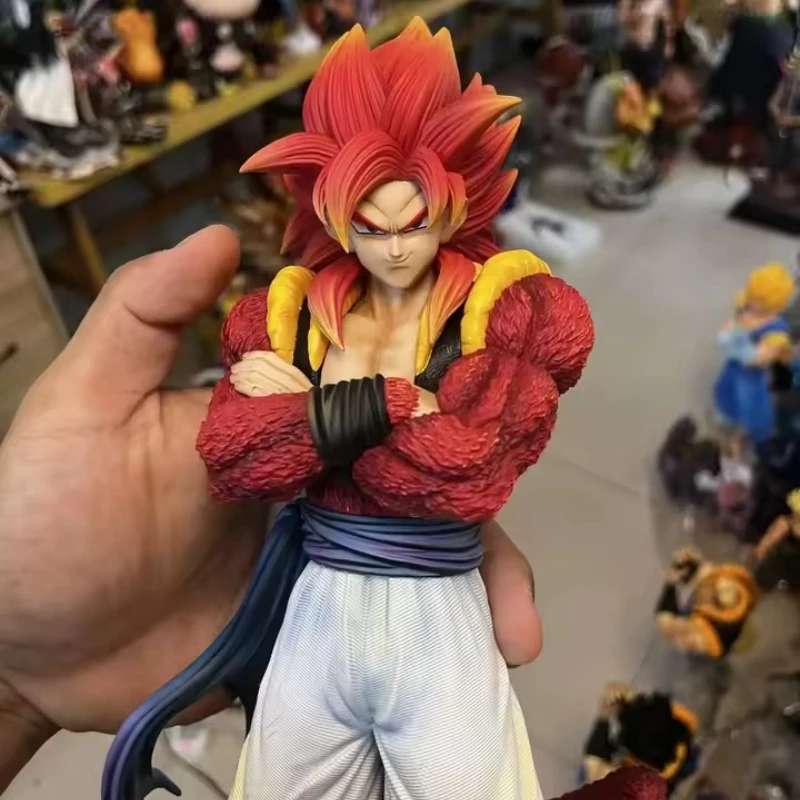 JG 33cm ドラゴンボール アニメ フィギュア 超サイヤ人4 ゴジータ アクションフィギュア 孫悟空 スタチュー PVC モデル コレクション おもちゃ ギフト