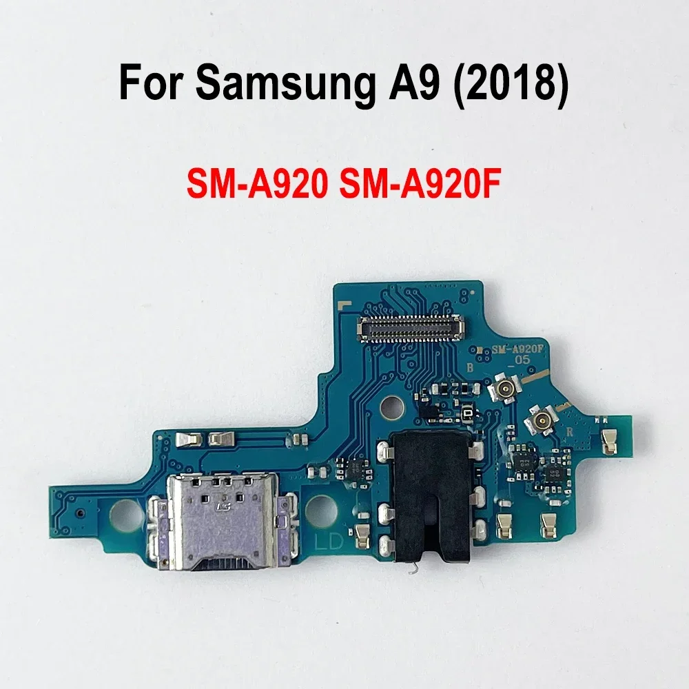 Gefensi USB Charging Dock Flex Cable For Samsung Galaxy A9 (2018) SM-A920 A920F Charger Port Connector Board