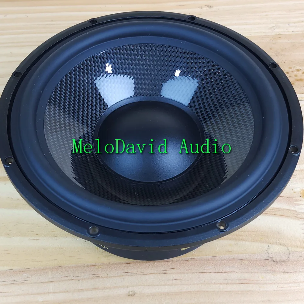 MeloDavid Audio AT166CF 탄소 섬유 콘 자동차 미드베이스 우퍼 2개 쌍