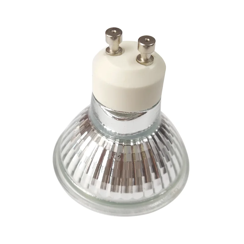 Lumière en gros de tache d'ampoule halogène de verre blanc de 35w 50 w 50 w 50 Watt 220 95 360 Gu10 base Lam138 5000 v, hal-gu10