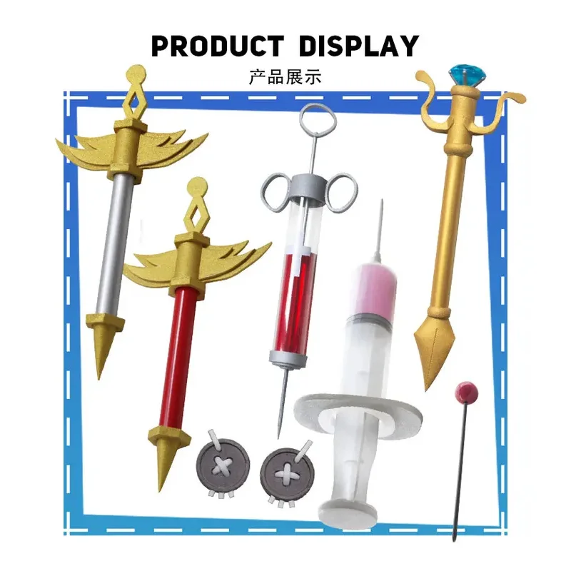 Anime Identity V Emily Dyer Needle Barrel Game Cosplay Props Halloween Fancy Party cosplay costume Nurse Props