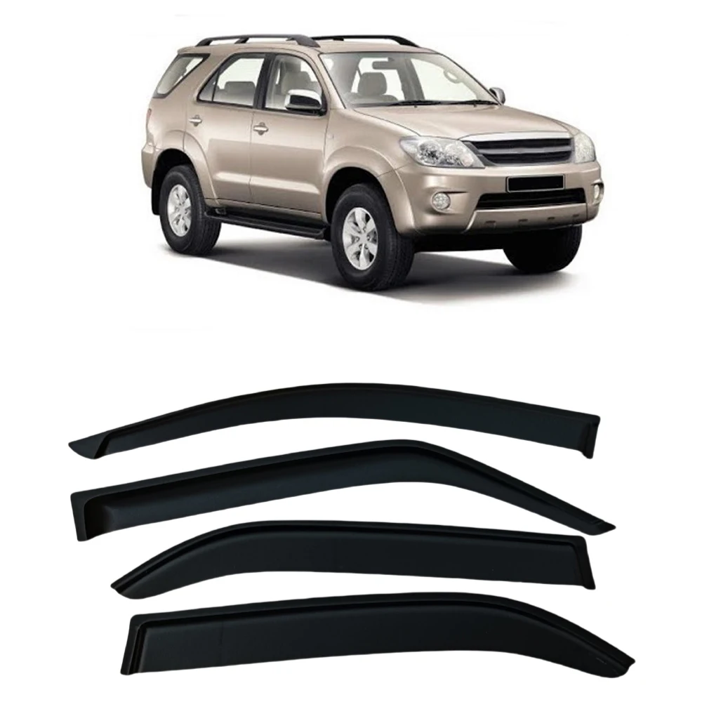 Window Visor for Toyota Fortuner 2005 2006 2007 2008 2009 2010 2011 2012 2013 2014 2015 Weathershied Door Visor Wind Sun Rain