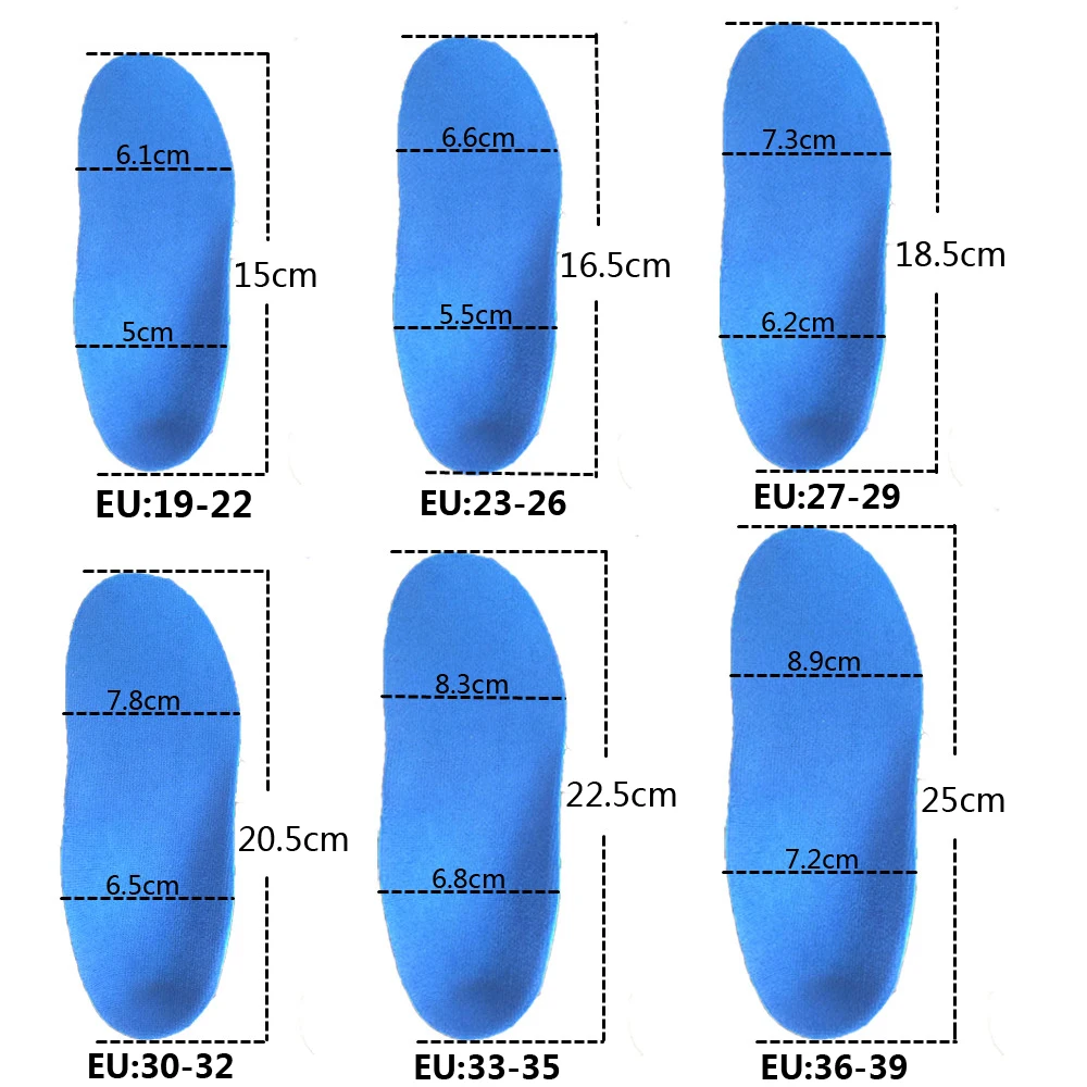 Kids Children Orthotics Insoles for Flat Feet Arch Support Correction foot Care for Kid Orthopedic Insole Soles Shoes Inserts