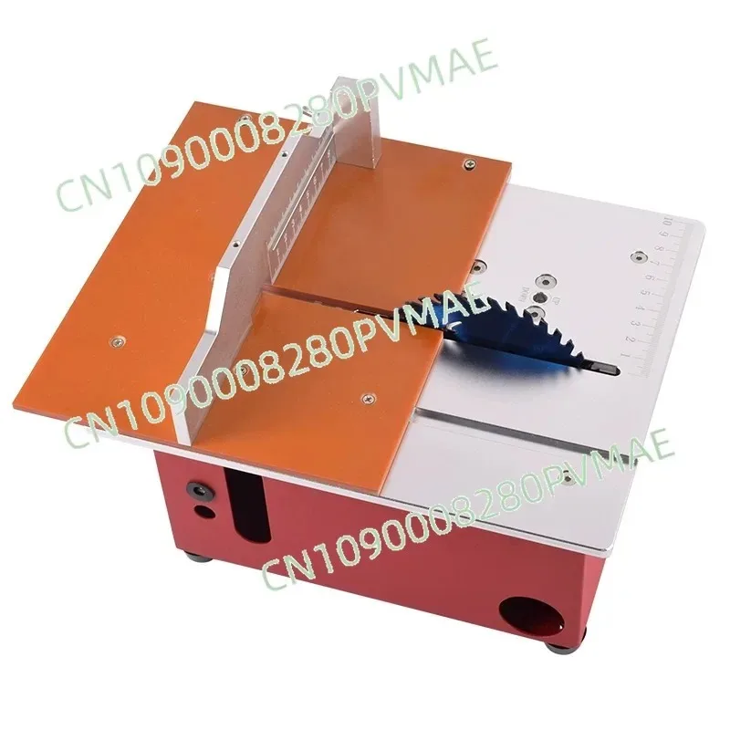 Mini Multifunctional Table Saw - DIY Desktop Woodworking Cutter with Slotting & Push Table