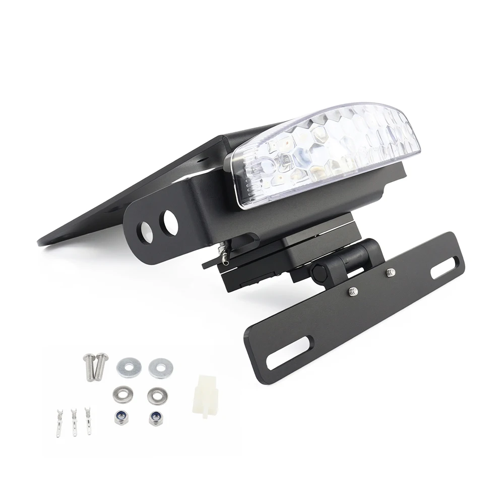 Tail Tidy Motorcycle Portatarga Total Remove Quick-release License Plate Holder For Kawasaki KLX250/S KLX250SF KLX300 KLX300SM