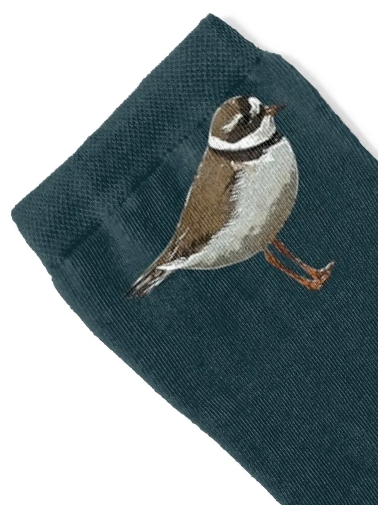 Common Ringed Plover White Alternate Design Socks