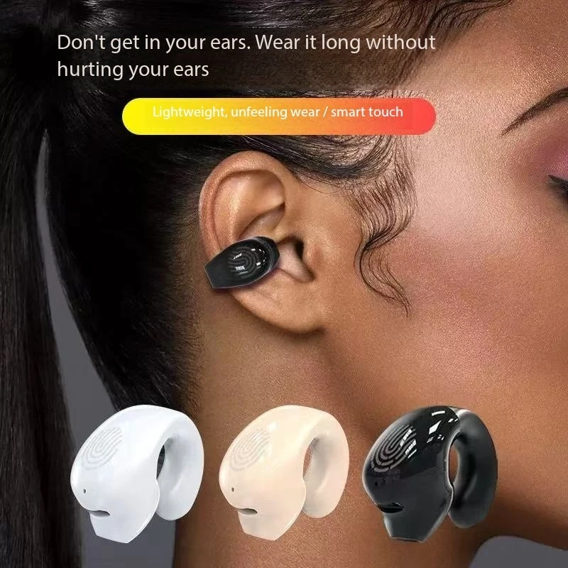 

Новые беспроводные Bluetooth-наушники 5.3, мини-клипсы на одном ухе, спортивные наушники с длительным сроком службы батареи и шумоподавлением.