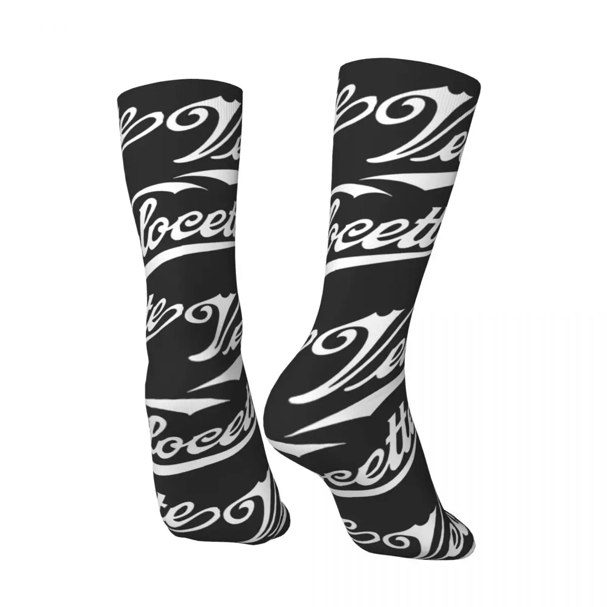 Calcetines de compresión de estilo Hip Hop para hombre y mujer, calcetín Unisex con estampado de Velocette, Harajuku, divertido y novedoso