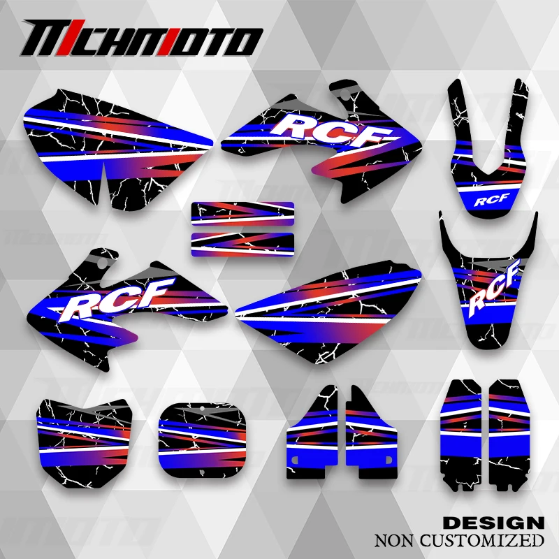 

MCHMFG для HONDA CRF50 2000 2001 2002 2003 2004-2021 графические наклейки наклейки мотоцикл фон на заказ