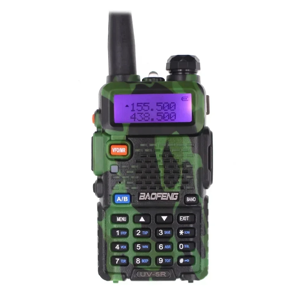 วิทยุสื่อสาร BaoFeng UV-5R 10 เครื่อง แบบสองย่านความถี่ 136-174MHz / 400-520MHz UV5R 128CH VOX พร้อมไฟฉายและวิทยุ FM สำหรับวิทยุสมัครเล่น