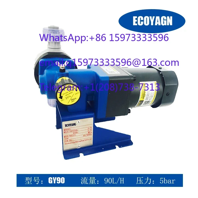 New Metering Pump and Diaphragm Dosing Pump for Chlorine Dioxide Generator with Adjustable Flow for Industrial Applications