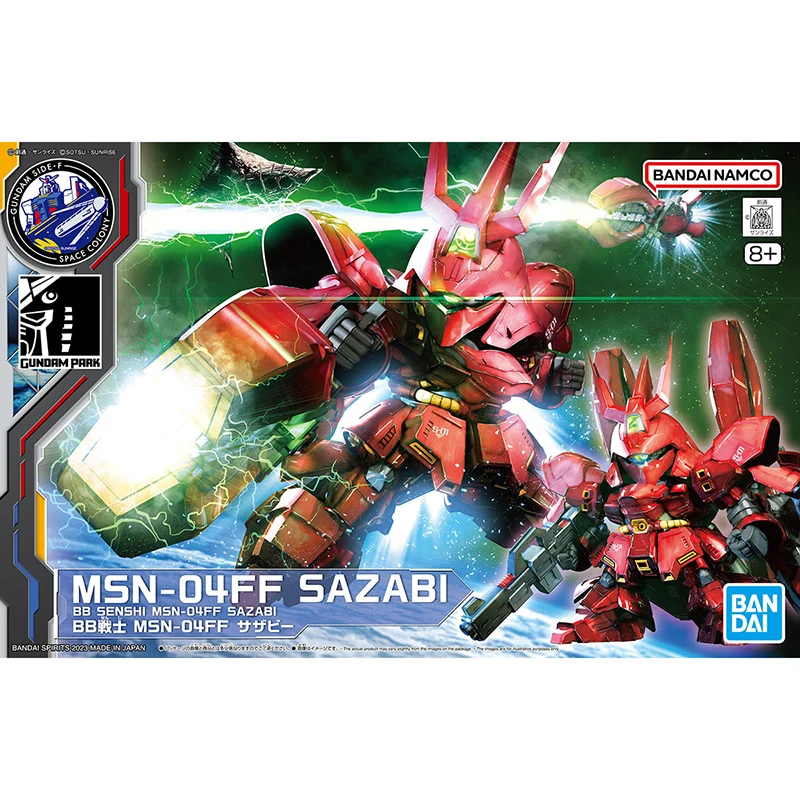 Bandai PB Gundam Model Kit SDBB BB SENSHI MSN-04FF SAZABI Action Figure Gunpla Mobile Suit Assembly Model Toys For Boys