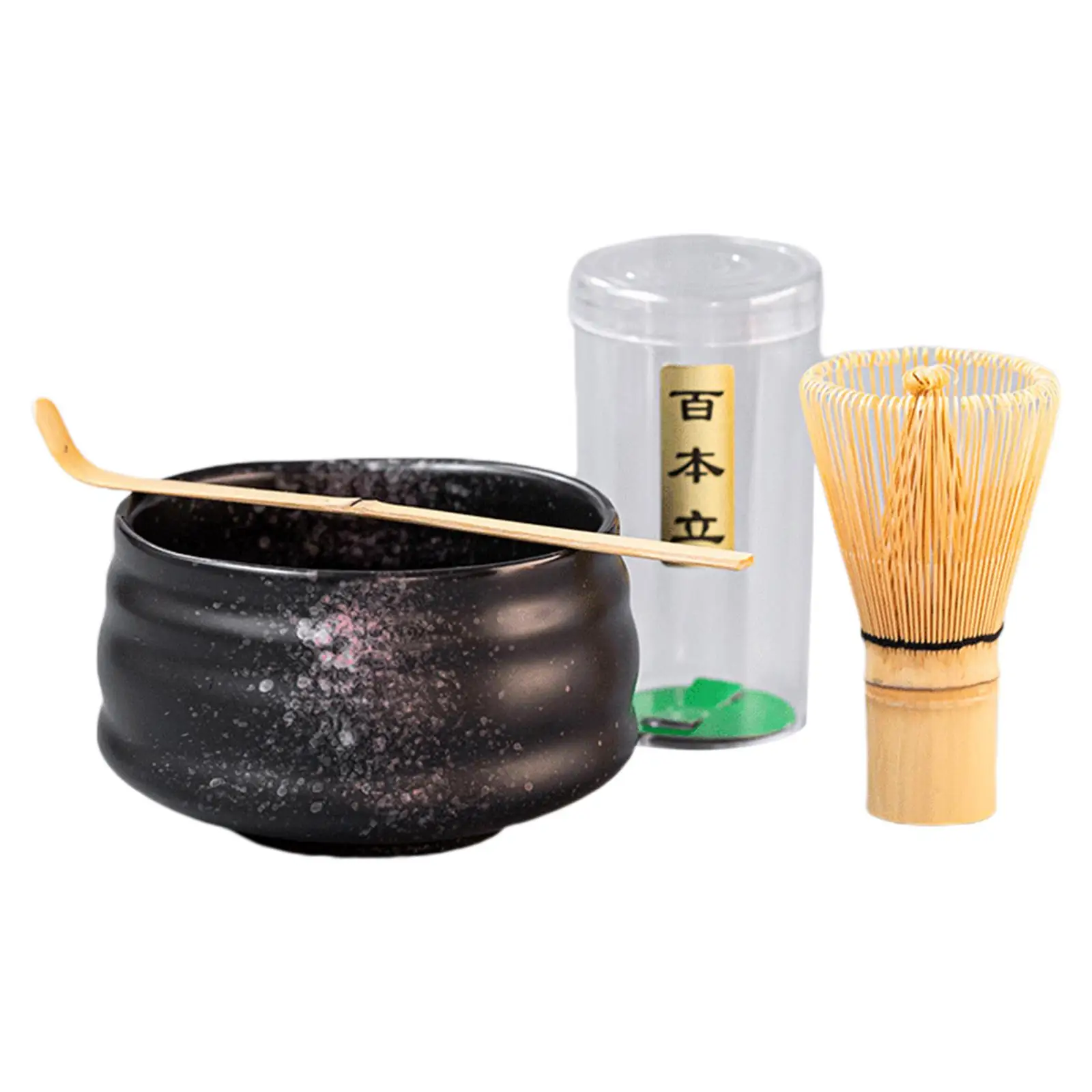 Japanese Matcha Tea Set - Matcha Whisk, Traditional Bamboo Scoops, Matcha Bowl- Handmade Matcha Ceremony Kit