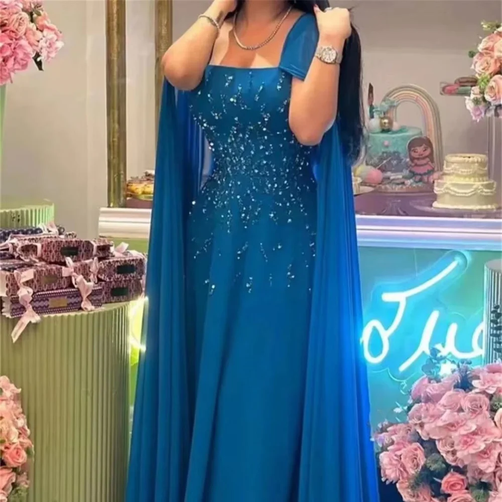 فستان حفلة موسيقية نسائي مكشكش مخصص بدون أكمام فستان حفلات ساحر على شكل حرف a برقبة قارب فستان حفلات مطرز بالخرز ثوب مسائي