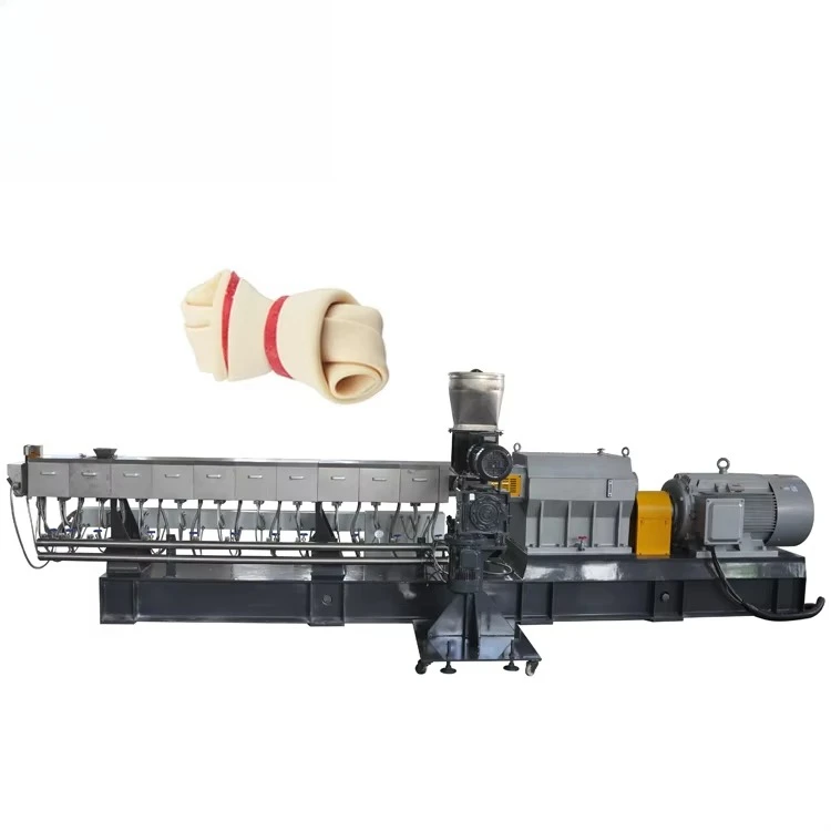 آلة تجهيز أغذية الحيوانات الأليفة الأوتوماتيكية الصناعية خط الطارد الجاف لتصنيع أغذية الكلاب/القطط