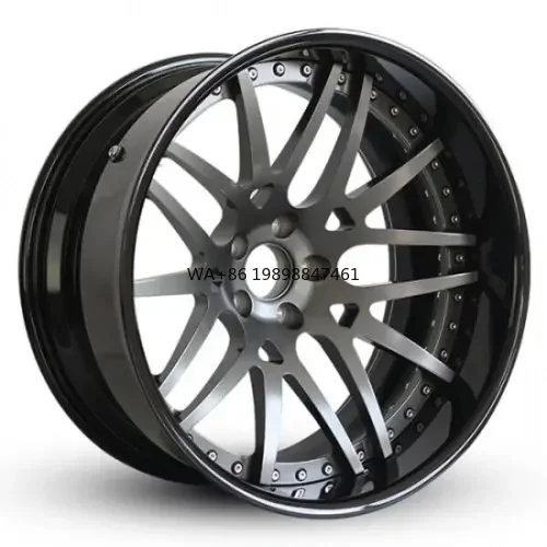 

Custom Forged 19 Inch Wheels 2 Piece Deep Dish Alloy Rim PCD 5x112 for Porsche with 20mm 30mm 40mm 35mm ET