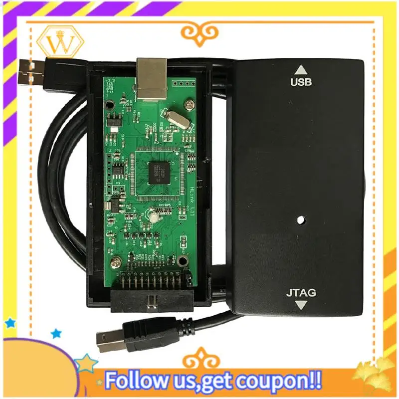 A01K-Per J-LINK J Link V11 STM32 Emulatore Debugger Jtag Swd Programmatore ARM MCU Debug Strumento Supporto V8 V9 V10 Ad Alta Velocità