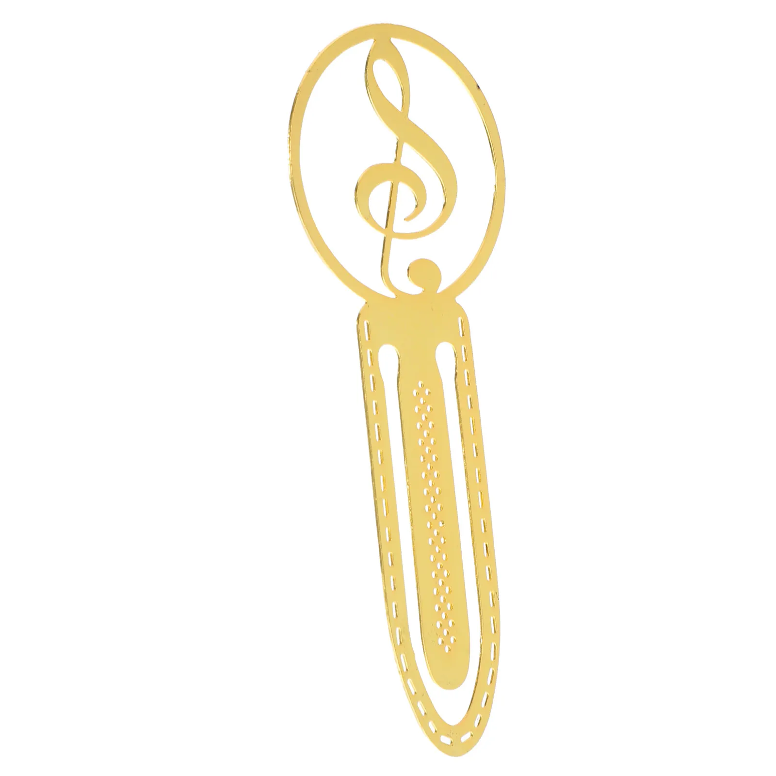

Music Note Metal Hollow Bookmark Elegant Musical Note Design Book Marker for Students Music Lovers Classroom Awards Party Favors