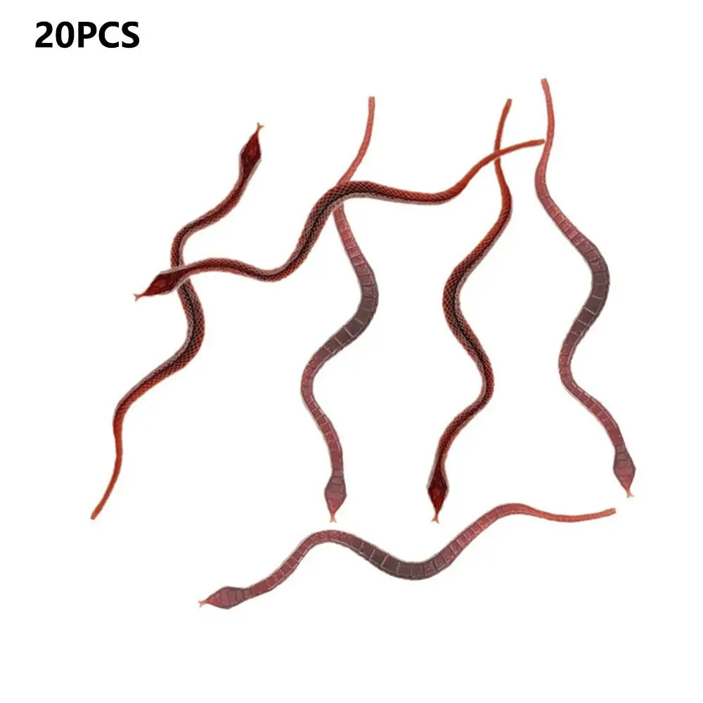 20 szt. Wysokiej jakości gumowe symulacje skorpionów, miękkie PVC, sztuczne karaluchy, rekwizyty do żartów, prezent, symulowane owady