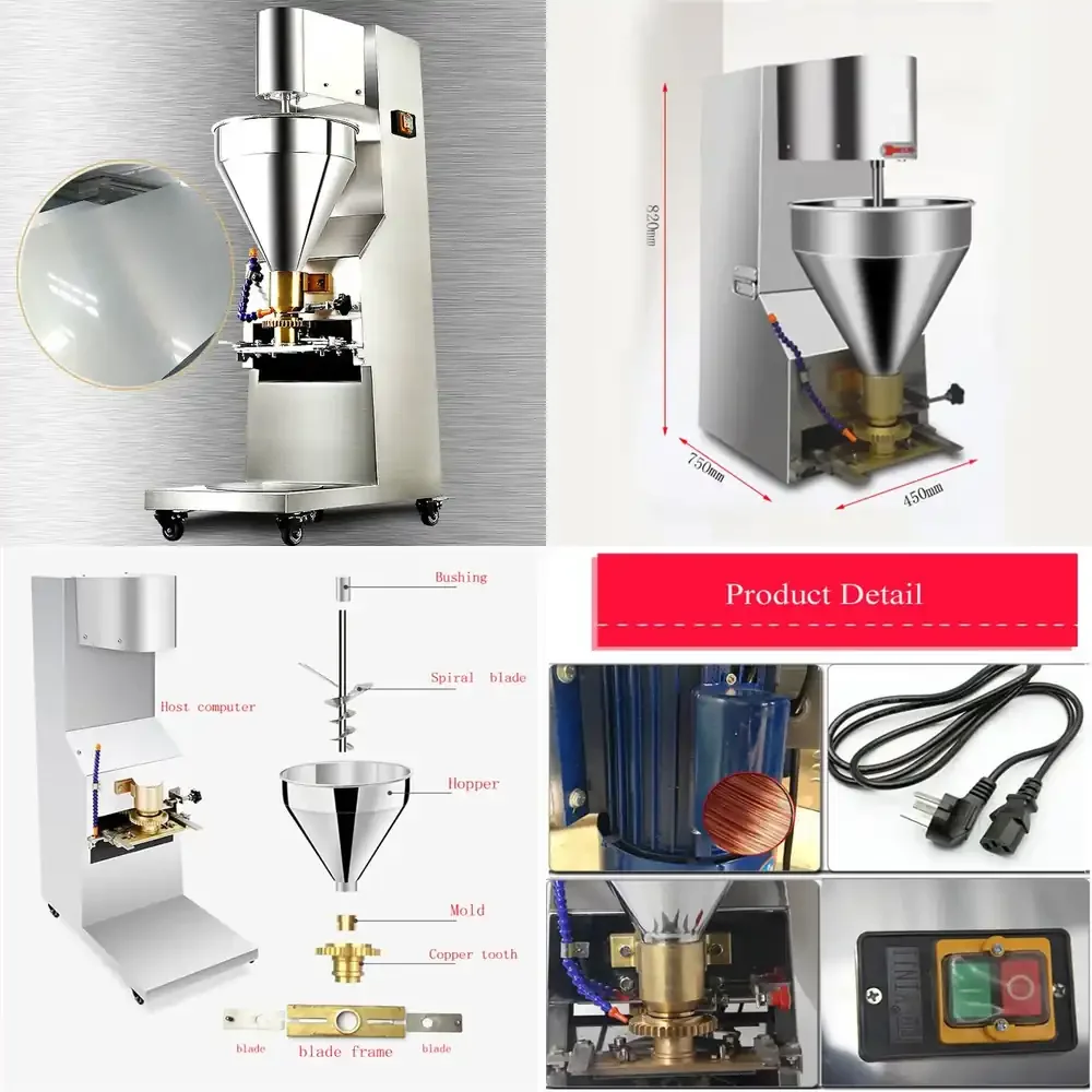 

12.5 Hot sell Table top high output machine to make meatball commercial meat ball rolling machine electric small meatbal