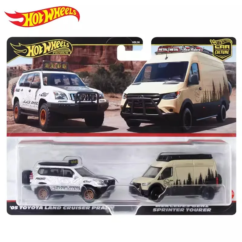 Free Shipping Hot Wheels Premium Car Culture 2-PACK Case L Model Cars Diecast 1:64 Hotwheels 1/64 Diecast Car Toy Vehicles HBL96