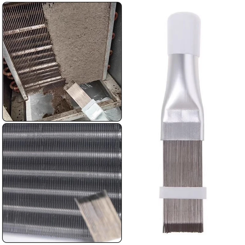 Car Cooling Condenser Comb AC Cleanning Brush Car the Gap Brush Home Air Conditioner Condenser Fin Comb Cooler Repair Tools