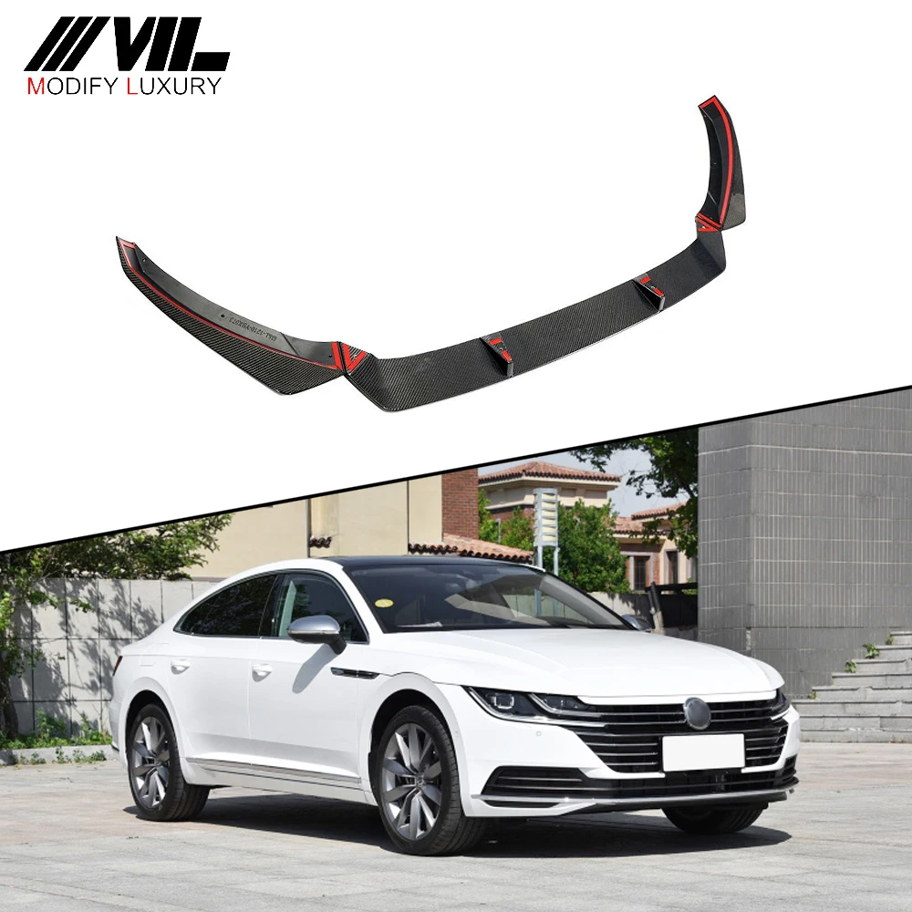 

Suitable for Volkswagen ARTEON carbon fiber front lip hatchback 4-door 2019-2020