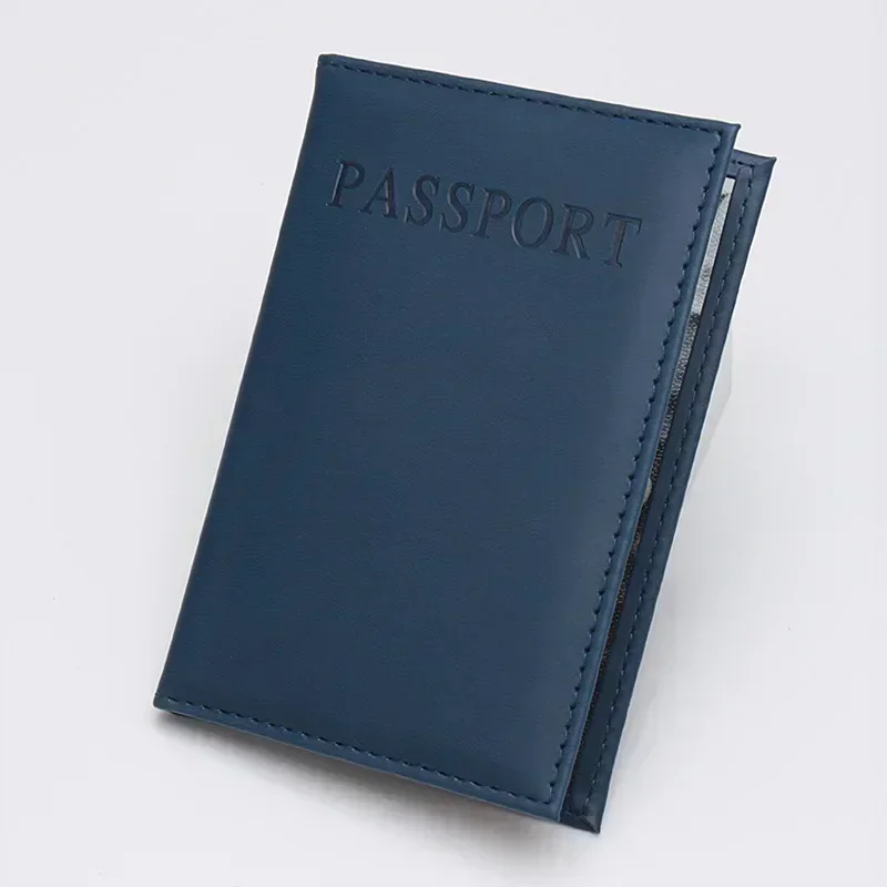 Hochwertige Englische PU-Leder Passhülle Dokumentenmappe Reisepass-Etui Ausweishülle Reisezubehör