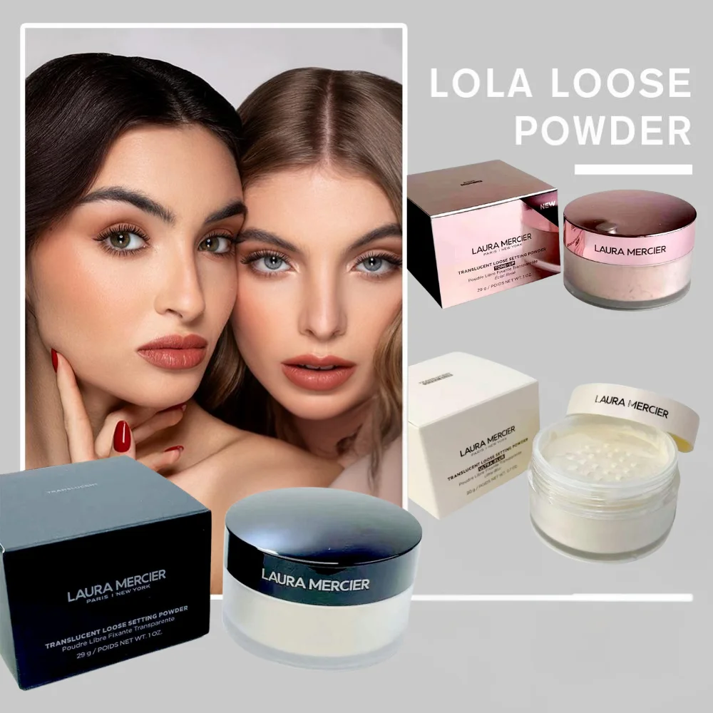 Lau Mercier مسحوق فضفاض متعدد التأثير، مسحوق خفيف ناعم للتحكم في الزيت، مسحوق إعداد الوجه العسلي الشفاف المسامي #2