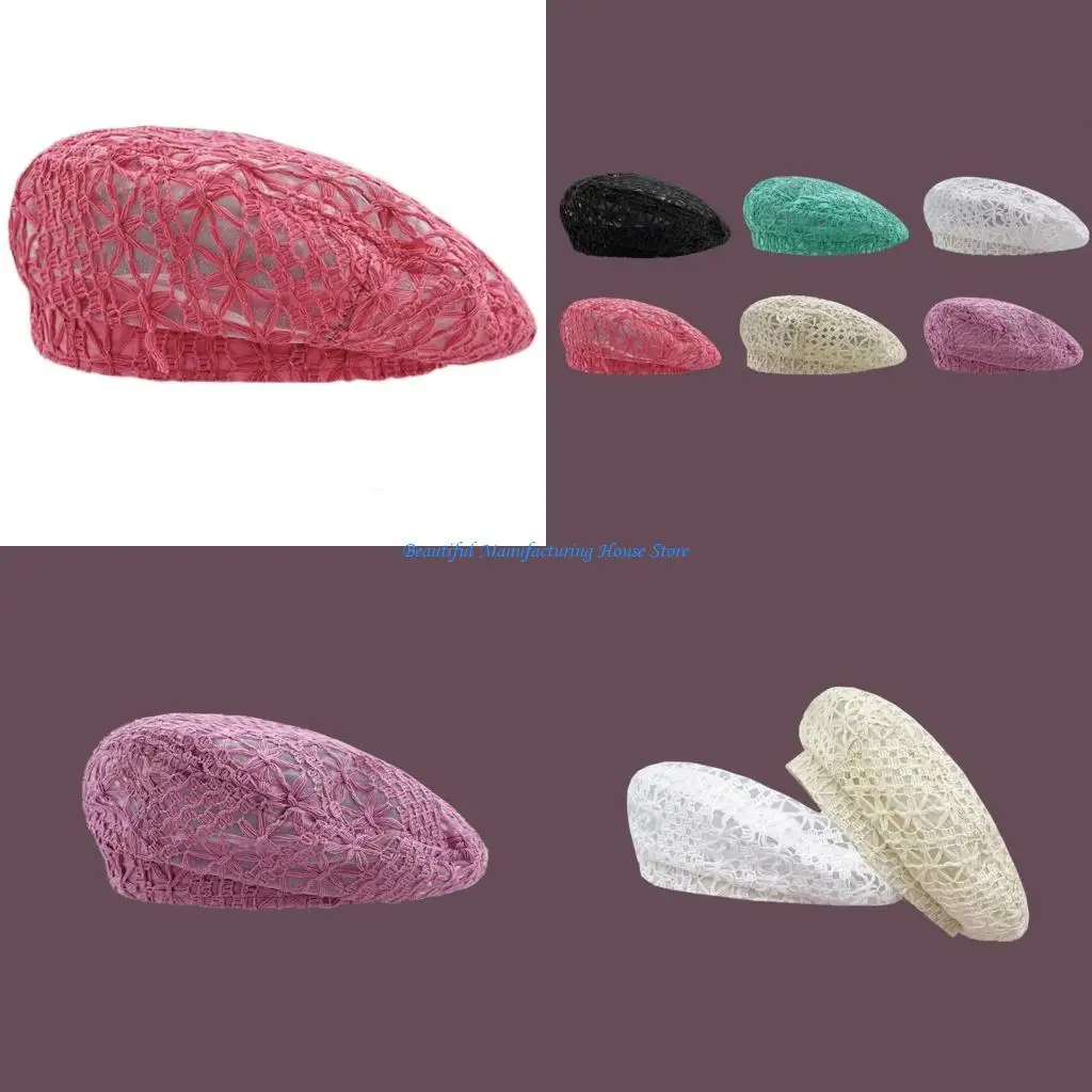 e56a-women-summer-hats-hollowed-out-cap-lace-bonnet-crochet-cap