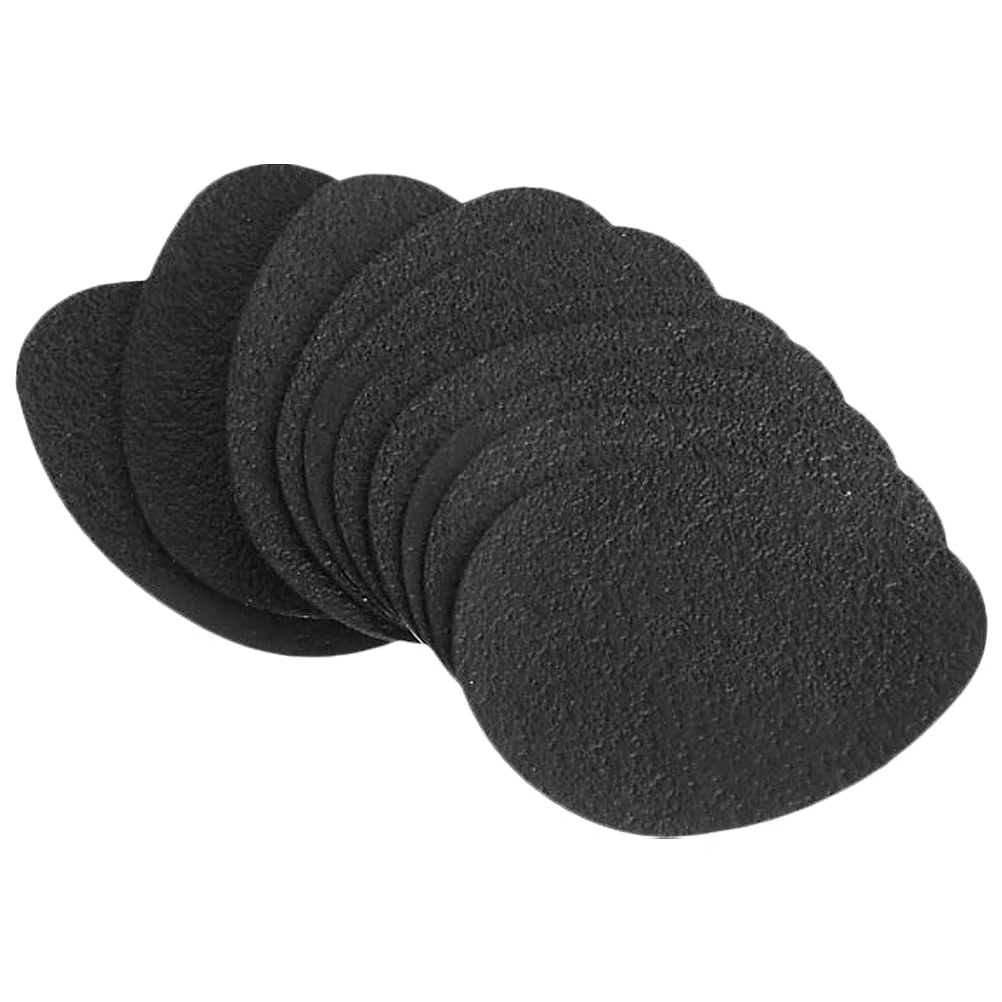 

Non Slip Insoles Self Adhesive Shoe Protector Foot Cushion Black Cloth Sole Pad Anti Adhesive Fits Any Size Strong Durable Shoe