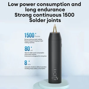 11 Gears Adjustable Point Welder Mini Portable Portable Digital Display Welding Machine Automatic Manual Modes 18650 Battery 8 Main Sales Soldering Equipment - №6