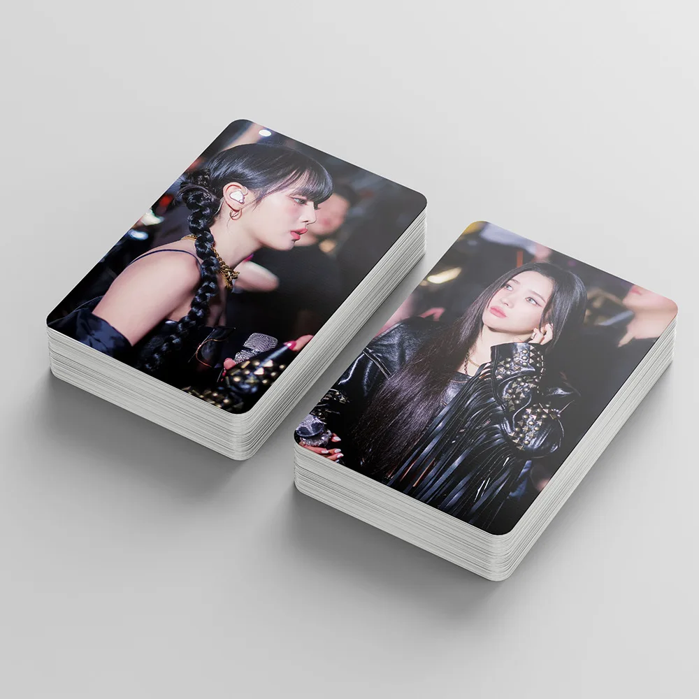 55pcs KPOP Girls Idol Seventh Mini Album I SWAY Flash Card LOMO Cards Photo Card Yuqi Fan Collection Gift Postcard Souvenir Gift