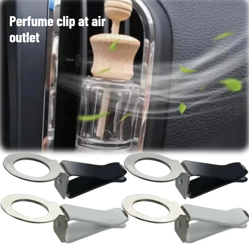 1-20PCS Car Air Outlet Clip Holder 360 Rotation Adjustable Perfume Bottle Stand for Vehicle Interior DIY Decorative Accessory