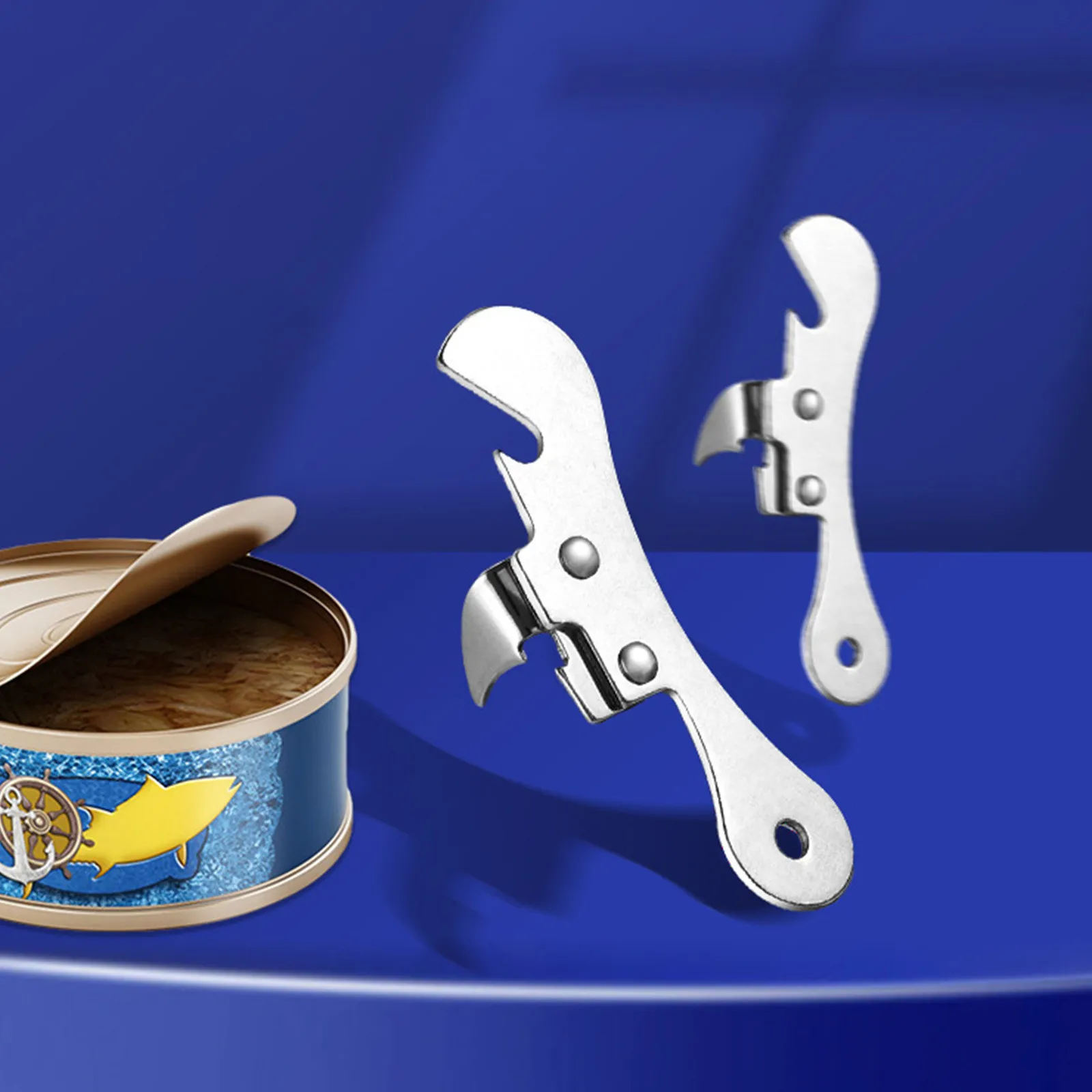 

Stainless Steel Portable Manual Bottle Opener Multifunction Durable Easy Open Cover Utensil Gadgets Kitchen Accessory