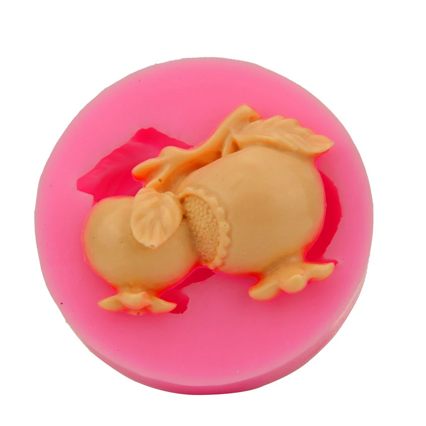 Pomegranate Cooking Tools Chocolate Silicone Mold For Baking Fondant Candy Sugar Cake Decorating Kitchen Accessories