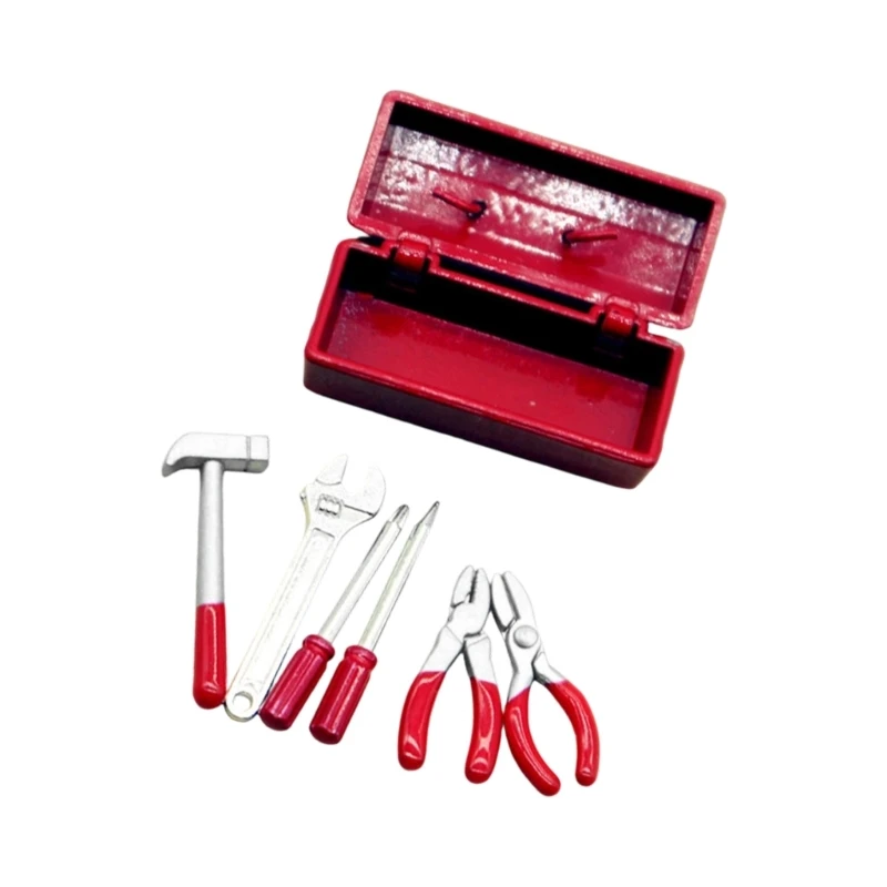 1/12 ตุ๊กตา House Miniature Gardening ชุดเครื่องมือเด็กแกล้งเล่นเกมอุปกรณ์เสริม 15UB